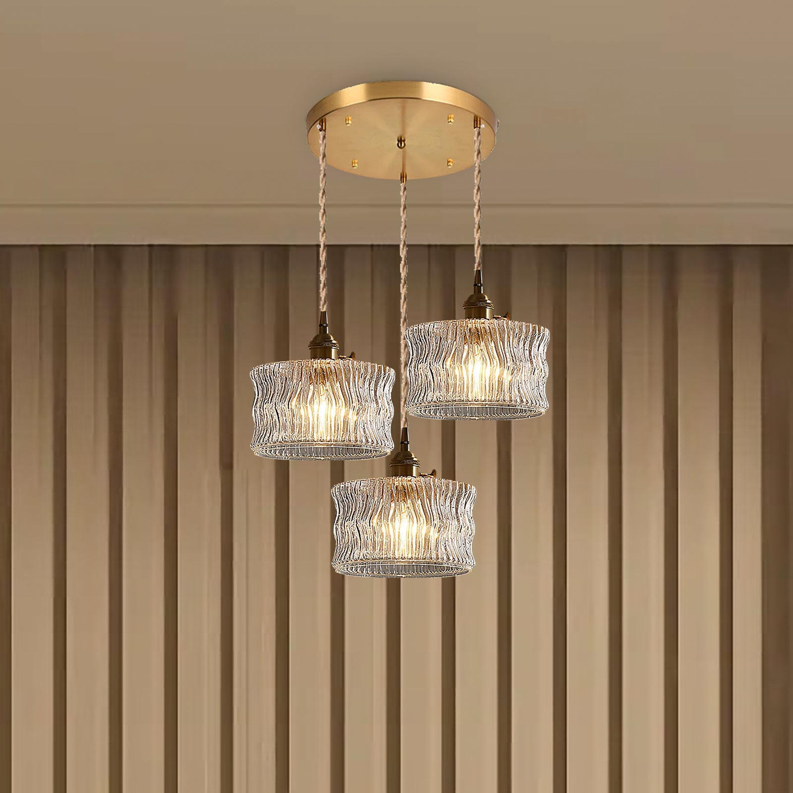 Modern Glass Shade Pendant Light