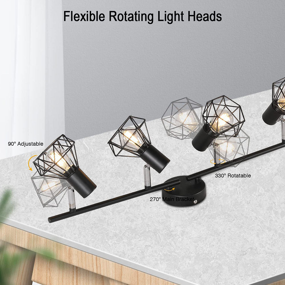 Modern Iron Adjustable Track Lighting