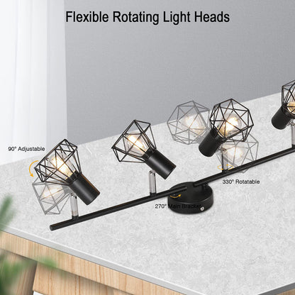 Modern Iron Adjustable Track Lighting
