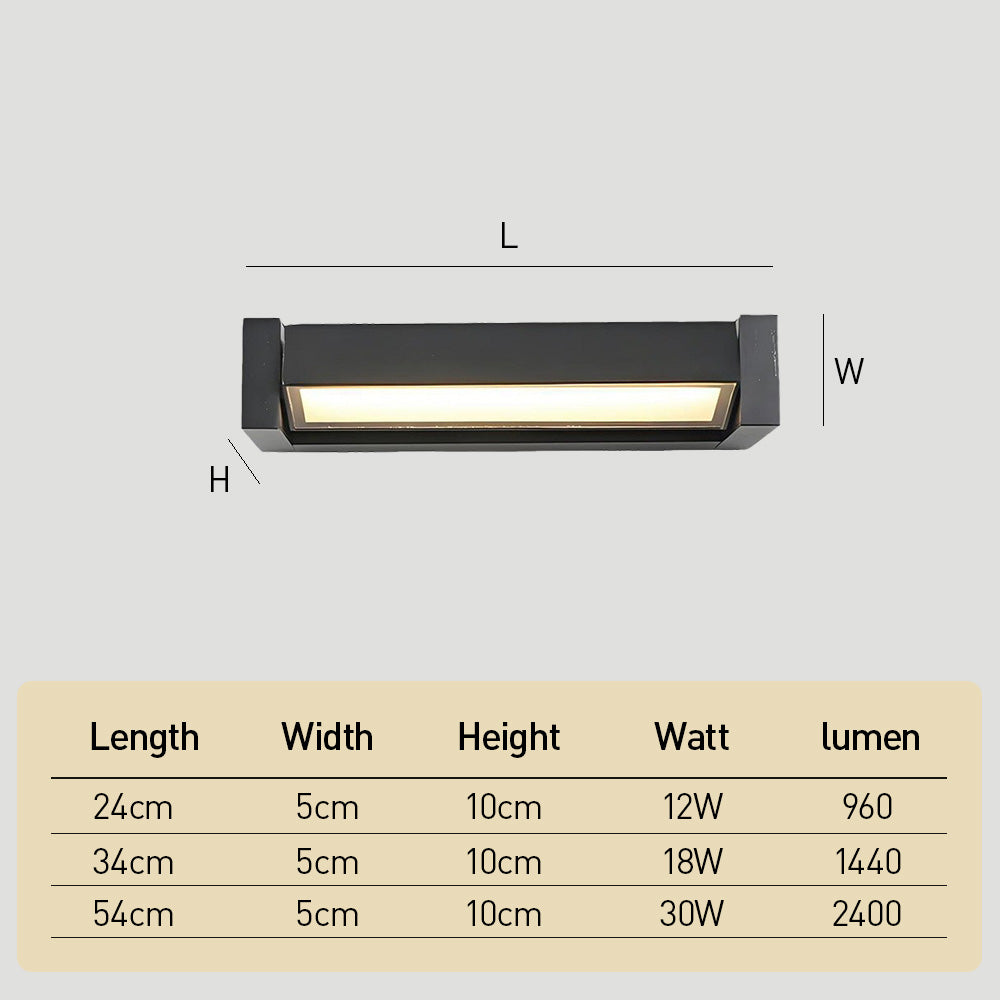 Modern Outdoor LED Wall Light