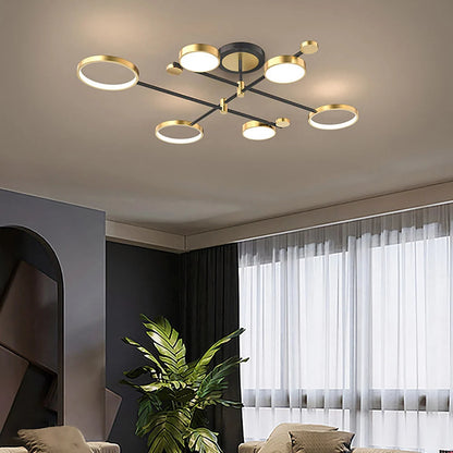 Modern Rings LED Ceiling Light