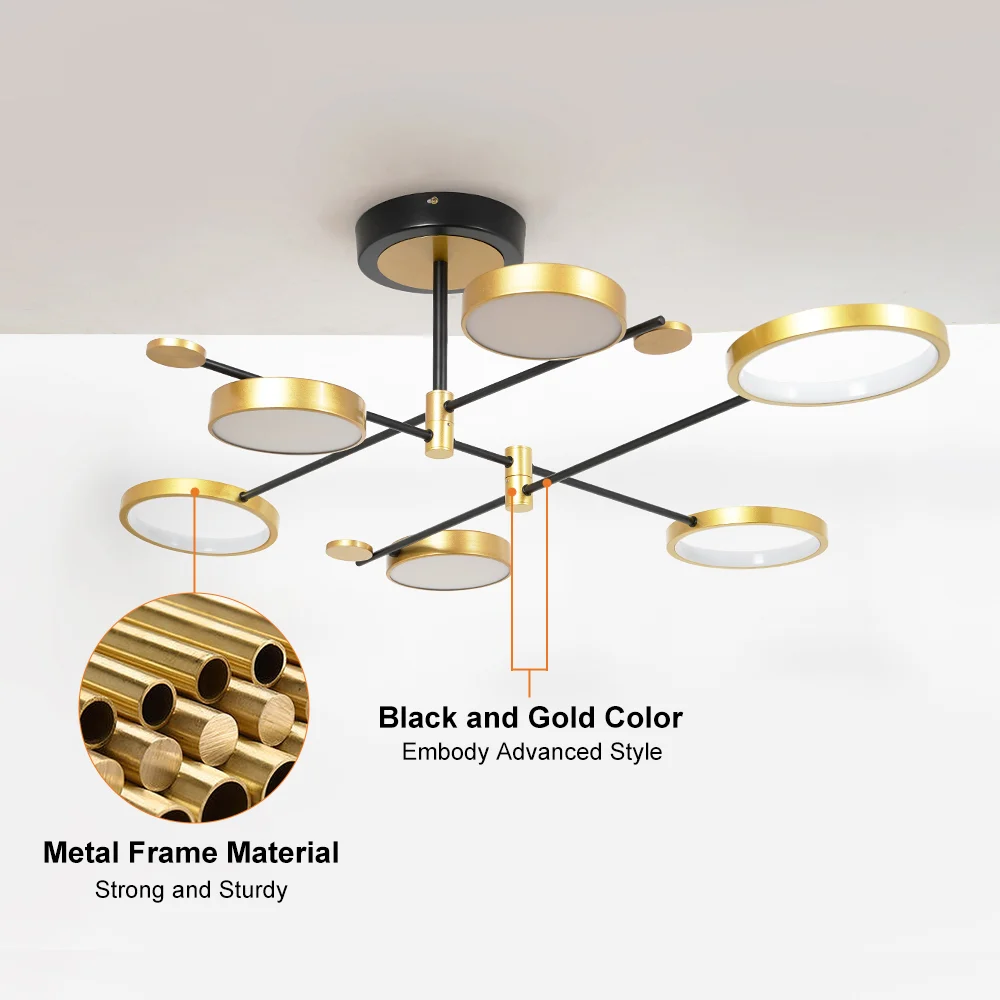 Modern Rings LED Ceiling Light