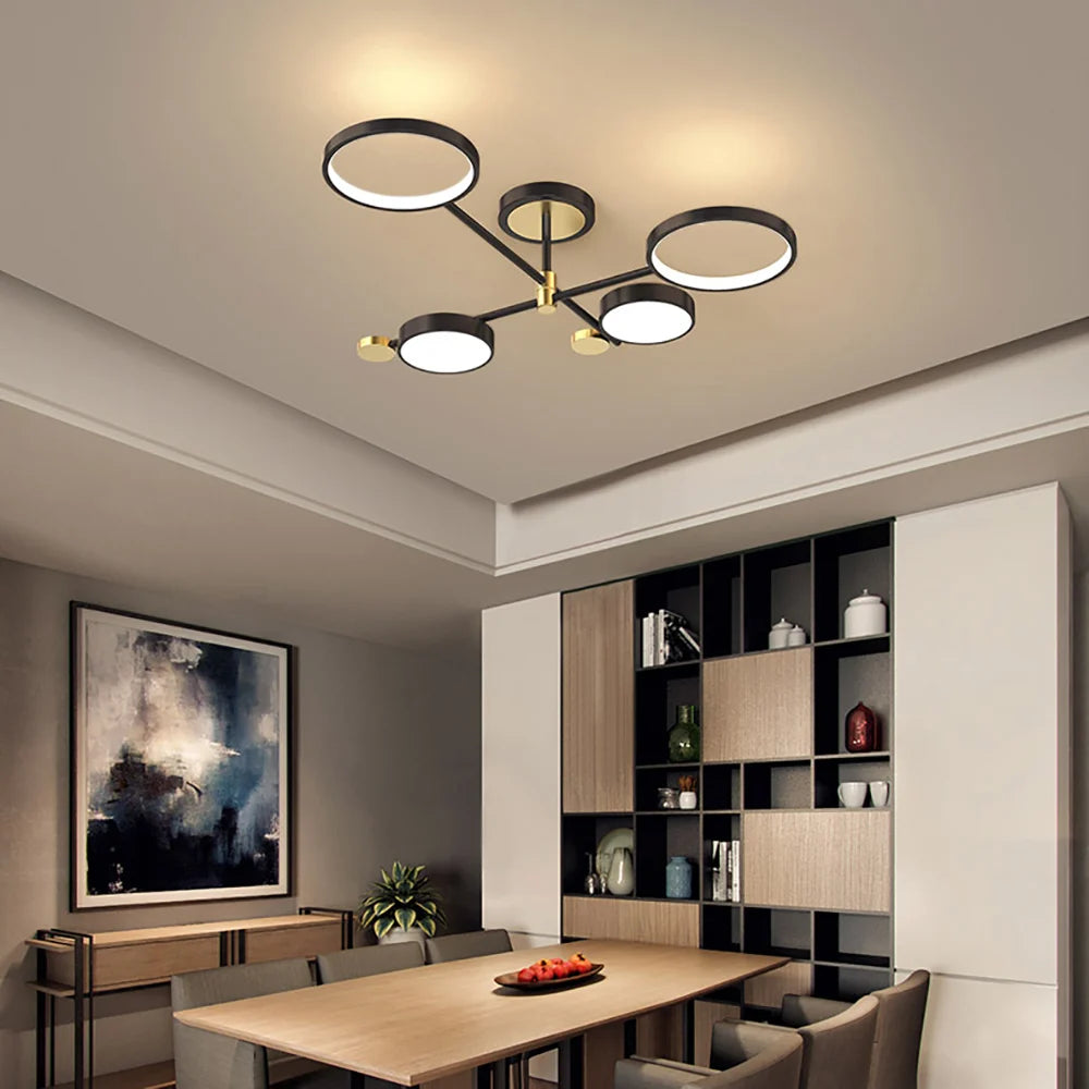 Modern Rings LED Ceiling Light