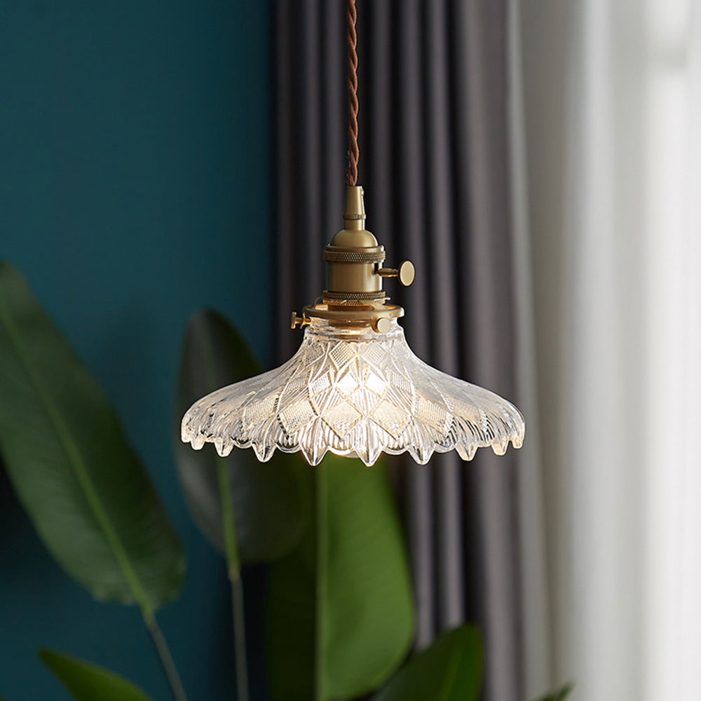 Modern Small Glass Pendant Light