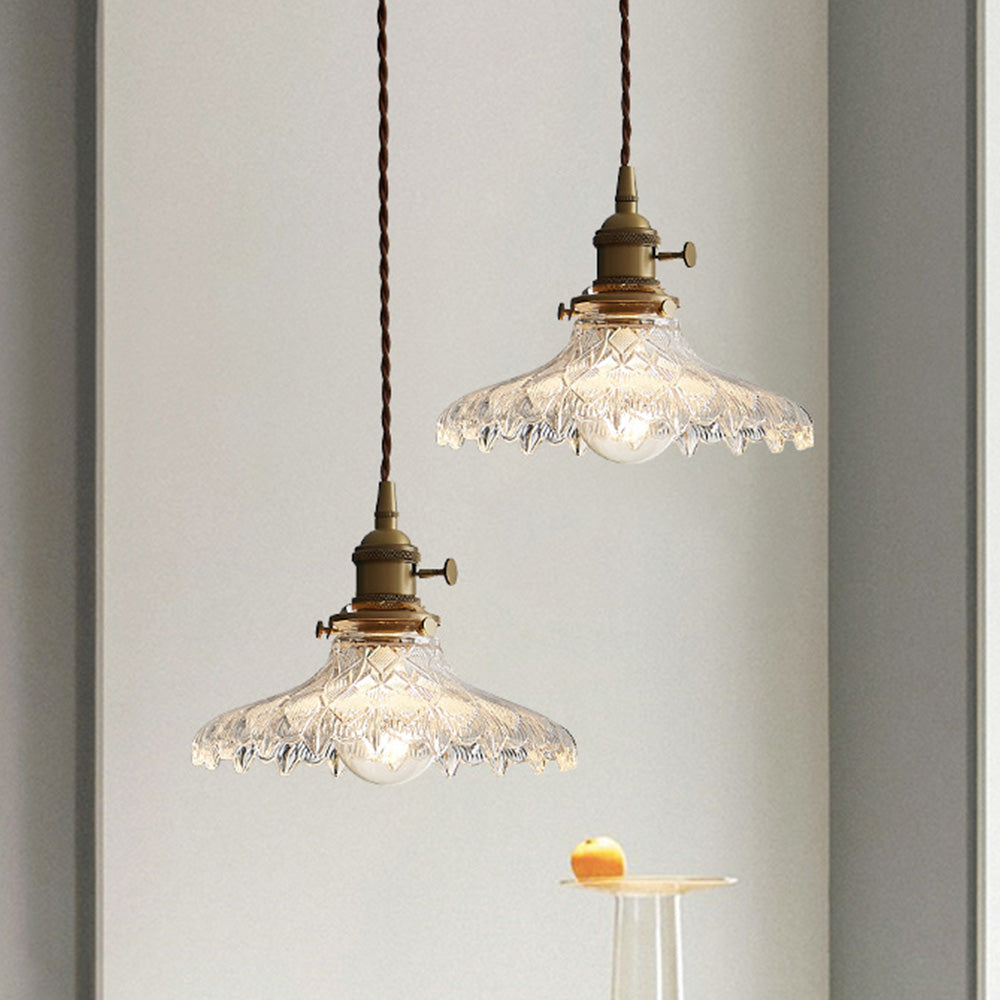Modern Small Glass Pendant Light