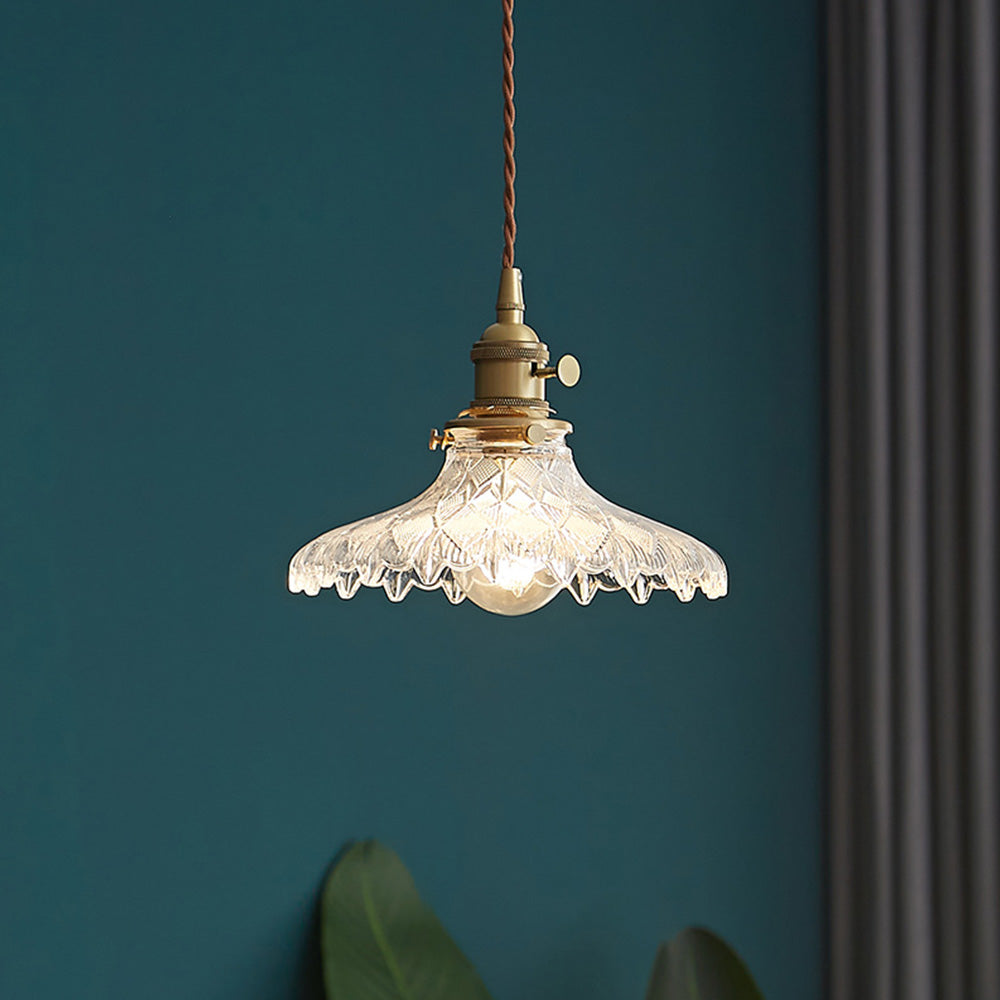 Modern Small Glass Pendant Light