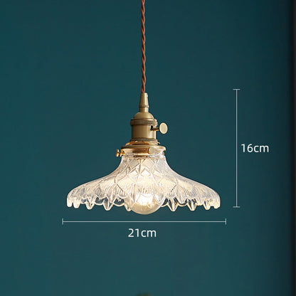 Modern Small Glass Pendant Light