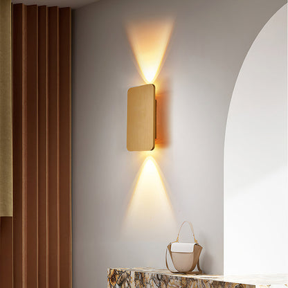 Modern Square LED Up and Down Wall Lamp