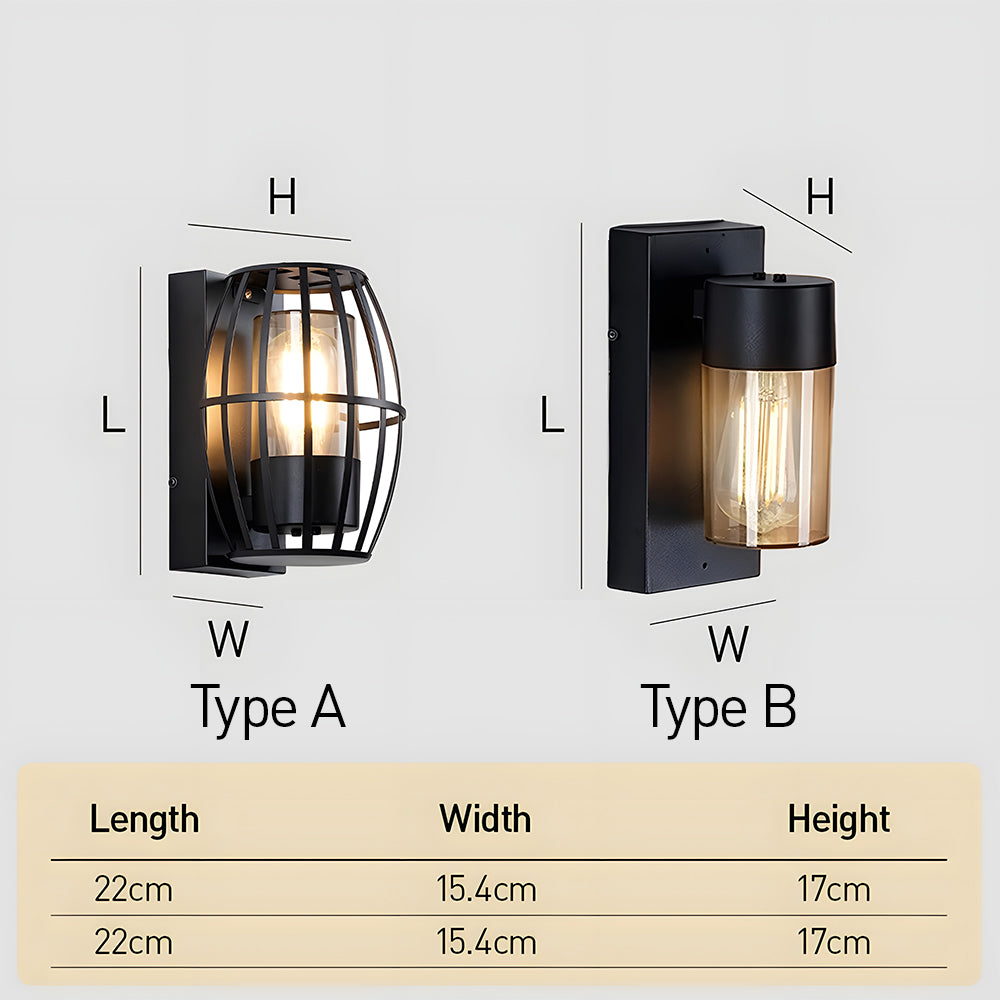 Modern Waterproof Outdoor Wall Light