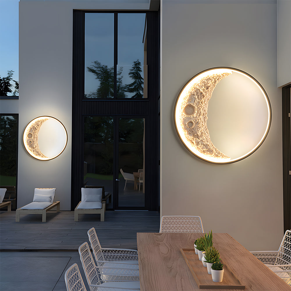 Moon Shaped LED Wall Light