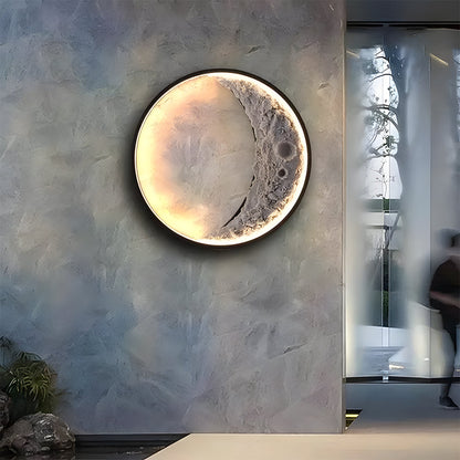 Moon Shaped LED Wall Light