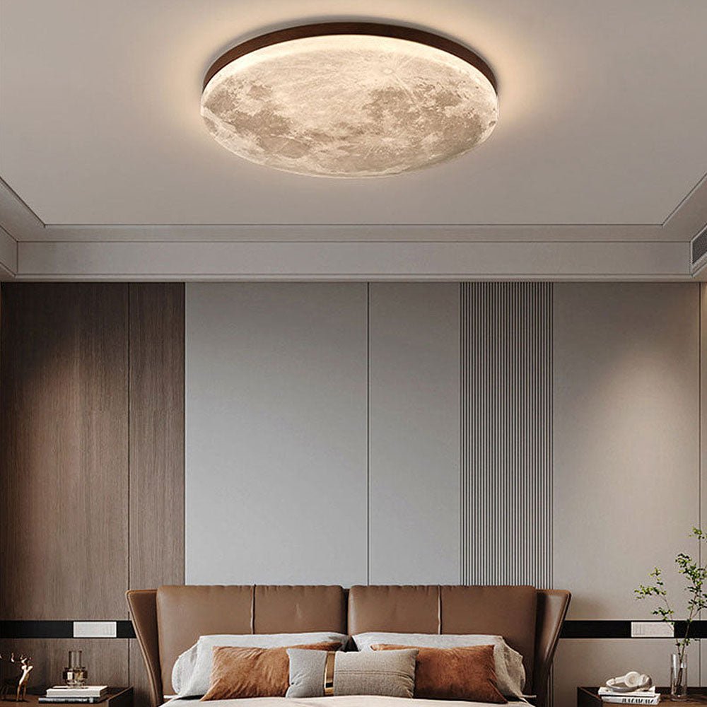 Variant image for Simple Minimalist Moon Round LED Ceiling Light | Flush Mount Ceiling Light | LED Ceiling Lights | Ceiling Light Fixture | Modern Ceiling Light – Emeglin-17