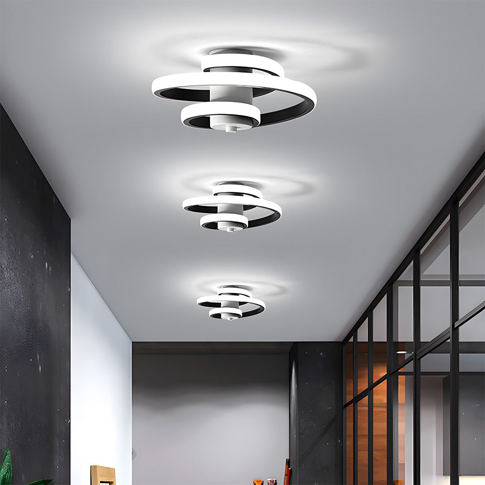 Nordic Spiral LED Ceiling Light