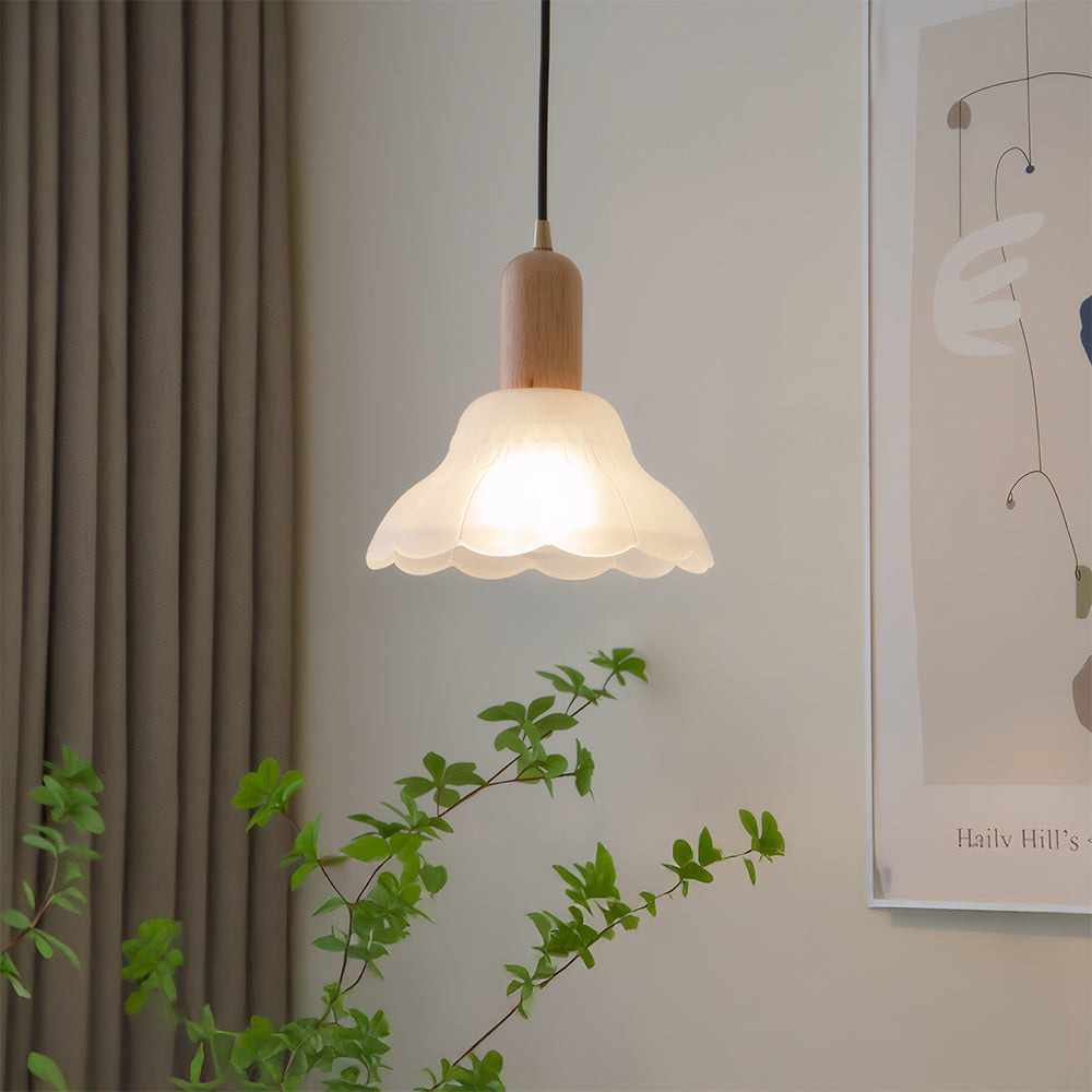Retro Glass Shade Pendant Light