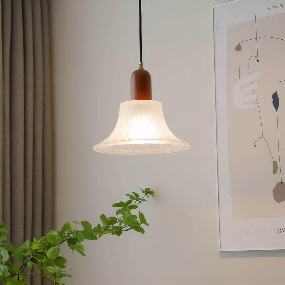 Retro Glass Shade Pendant Light
