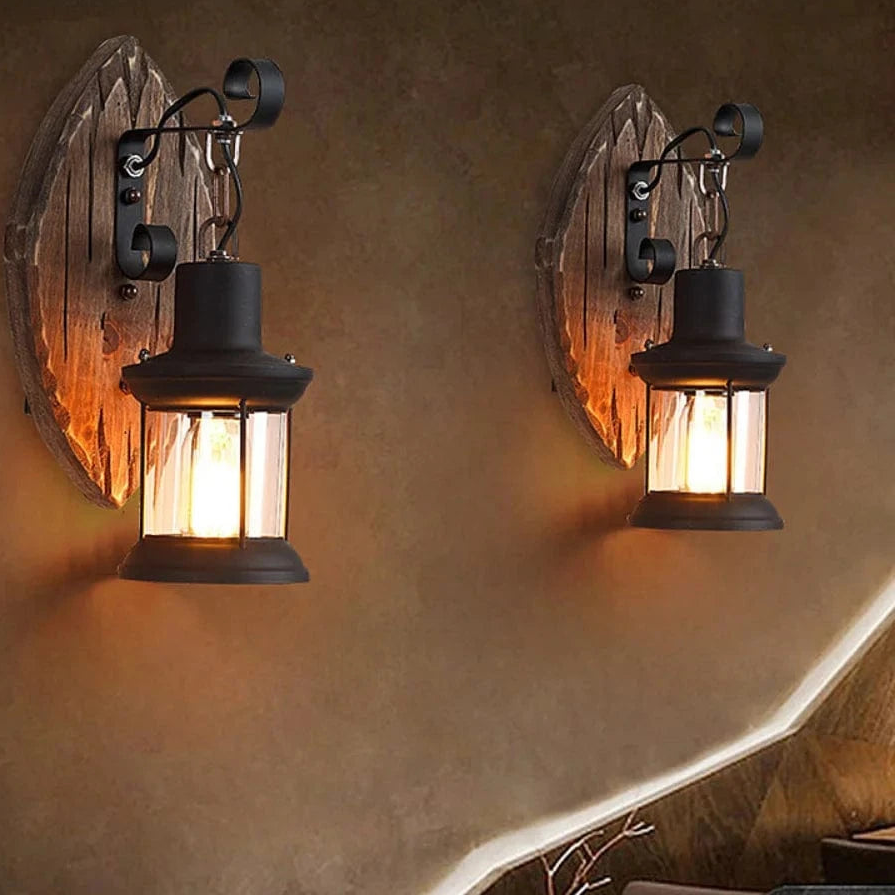 Retro Industrial Wall Light Fixture