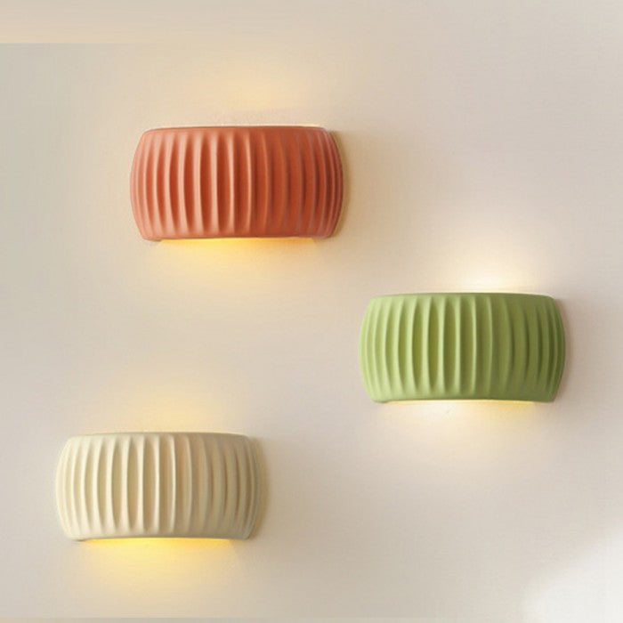 RibbedGlow Wall Lamp