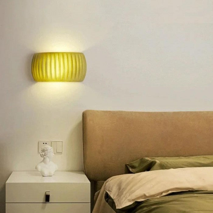 RibbedGlow Wall Lamp