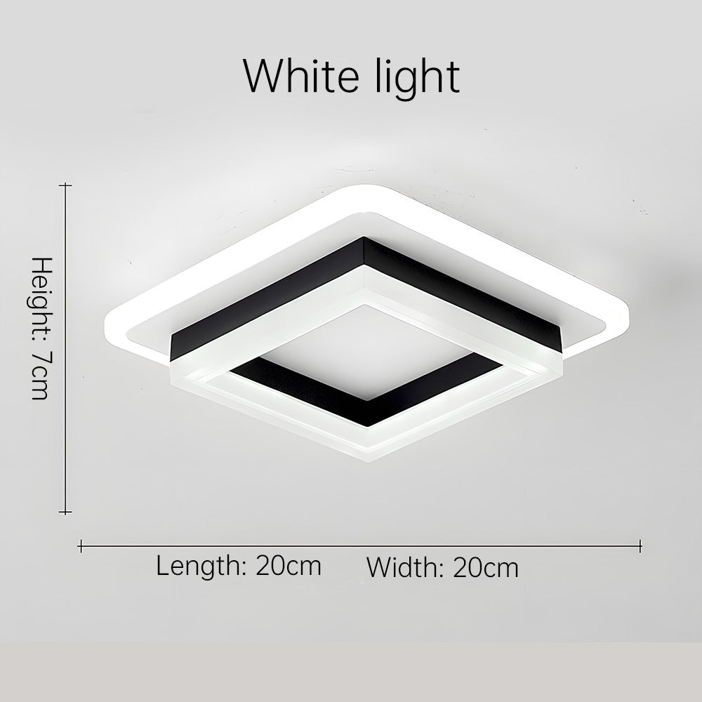 Square Hallway LED Ceiling Light