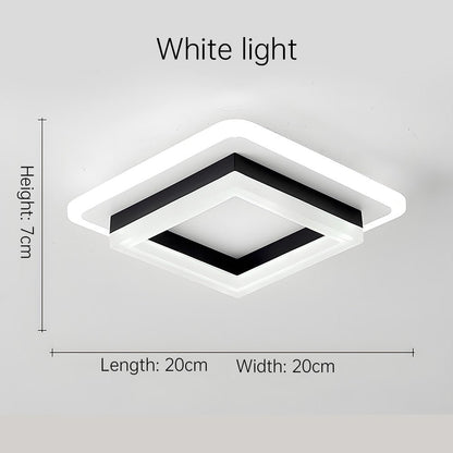 Square Hallway LED Ceiling Light