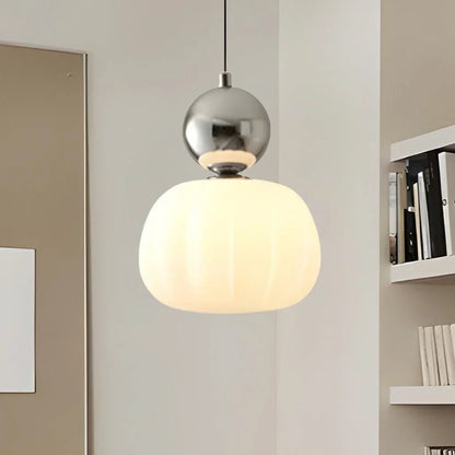 Variant image for Scout Cream Art Deco Pendant Light | Kitchen Pendant Lighting | Glass Pendant Lights | Ceiling Light Fixture | Pendant – Emeglin-4