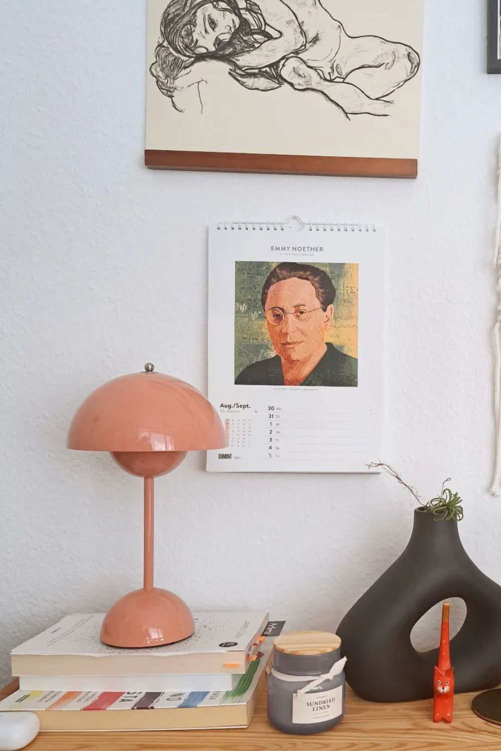 Semi-Circle Table Lamp