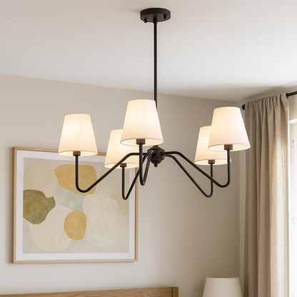Silk Bedroom Chandelier