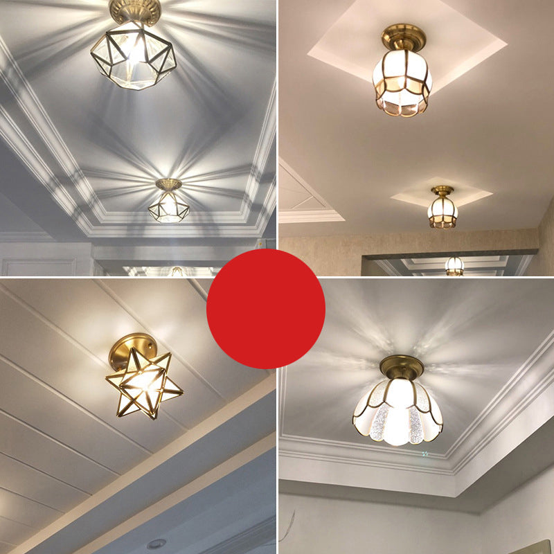 Single-Bulb Flush Mount Lighting