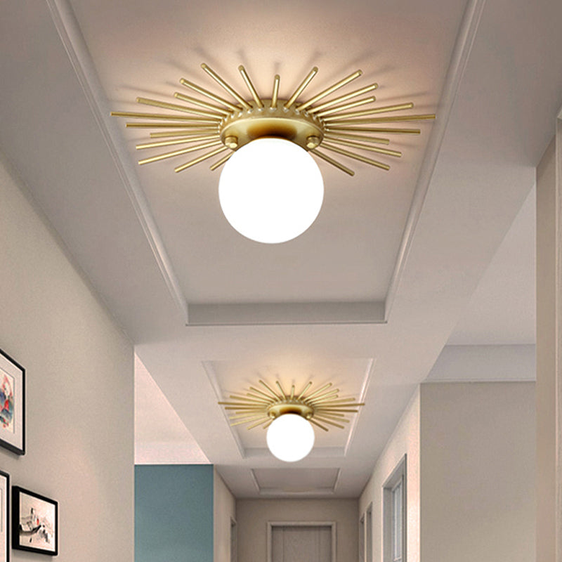 Spherical Flush Mount Lighting