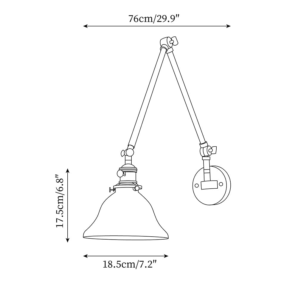 Veldin Adjustable Wall Lamp