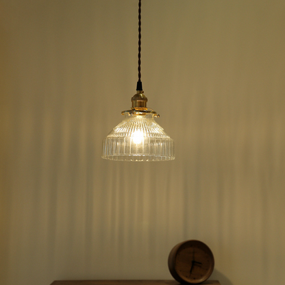 Vintage Glass Pendant Light