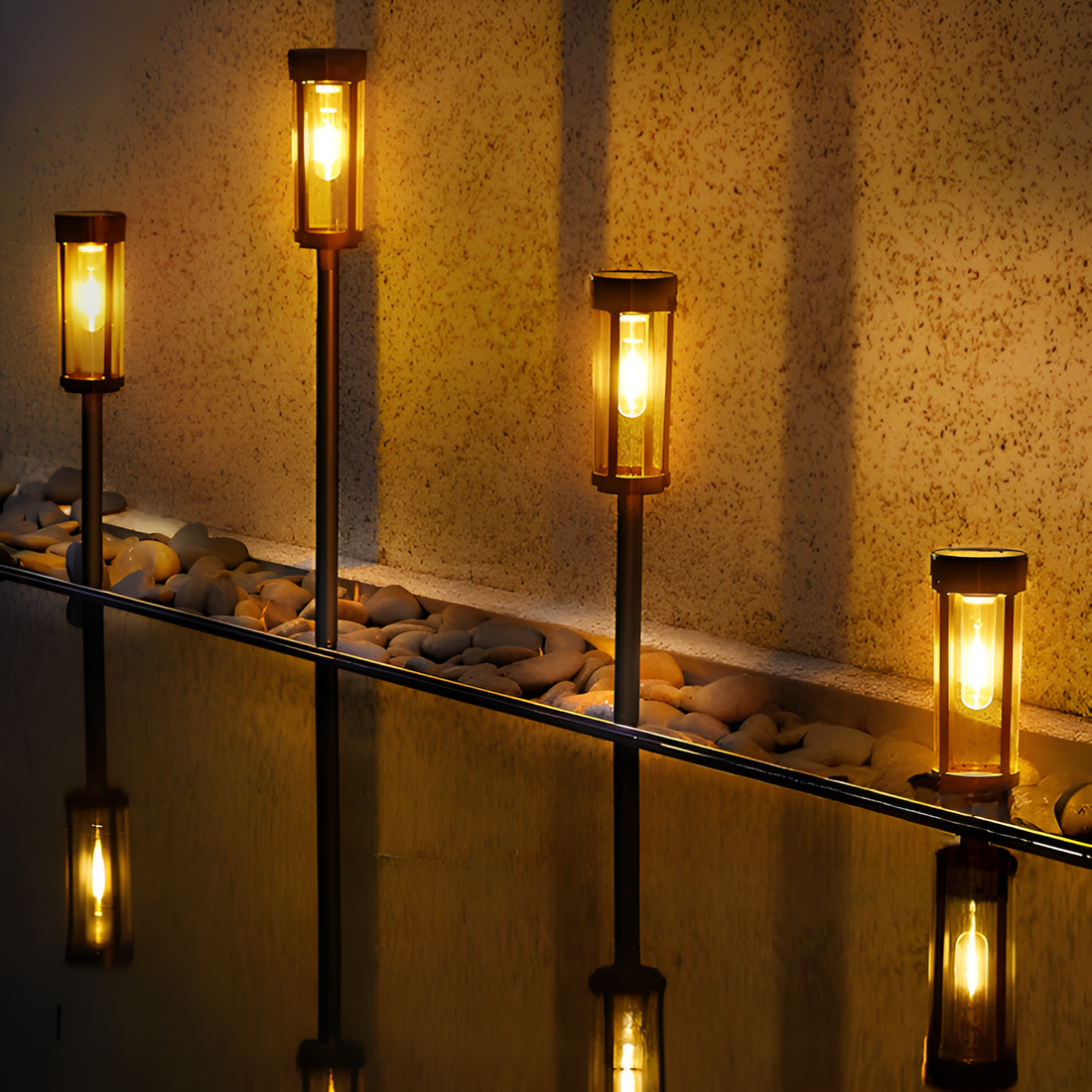 Waterproof Solar Garden Torches