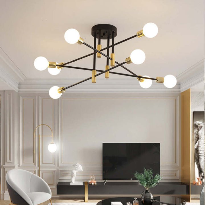 Variant image for Modern Nordic Black Ceiling Light | Flush Mount Ceiling Light | LED Ceiling Lights | Ceiling Light Fixture | Contemporary Design – Emeglin-3
