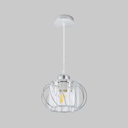 Variant image for Nordic Simple Globular Glass Pendant Light | Pendant | Kitchen Pendant Lighting | Ceiling Light Fixture | Glass Pendant Lights | E27 Bulb Base – Emeglin-3