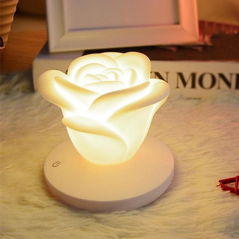 Variant image for Romantic Rose Lamp | Flower Table Lamp | Lighted Rose | Romantic Gift Lamp | Valentine’s Day Decor | Flower Night Light – Emeglin-3