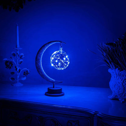 Variant image for Enchanted Lunar Lamp | LED Lamp | Moonlight Decor | Night Light | Home Ambiance | Unique Gift – Emeglin-3